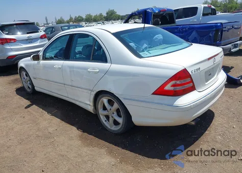 2005 Mercedes-Benz C 230 Kompressor Sport from USA, damaged, VIN WDBRF40J55F582802